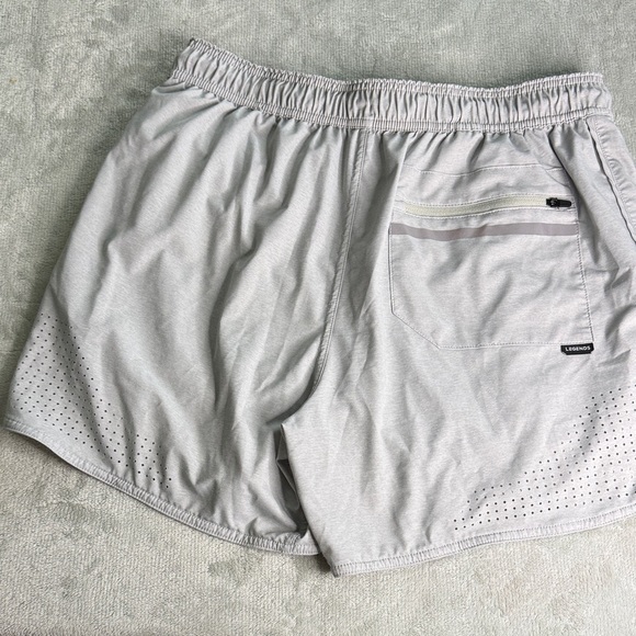 Legends Men's Gray Athletic Shorts - Picture 7 of 7